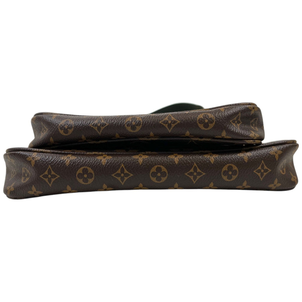 Women's Multi Pochette Accessories Bag Brown