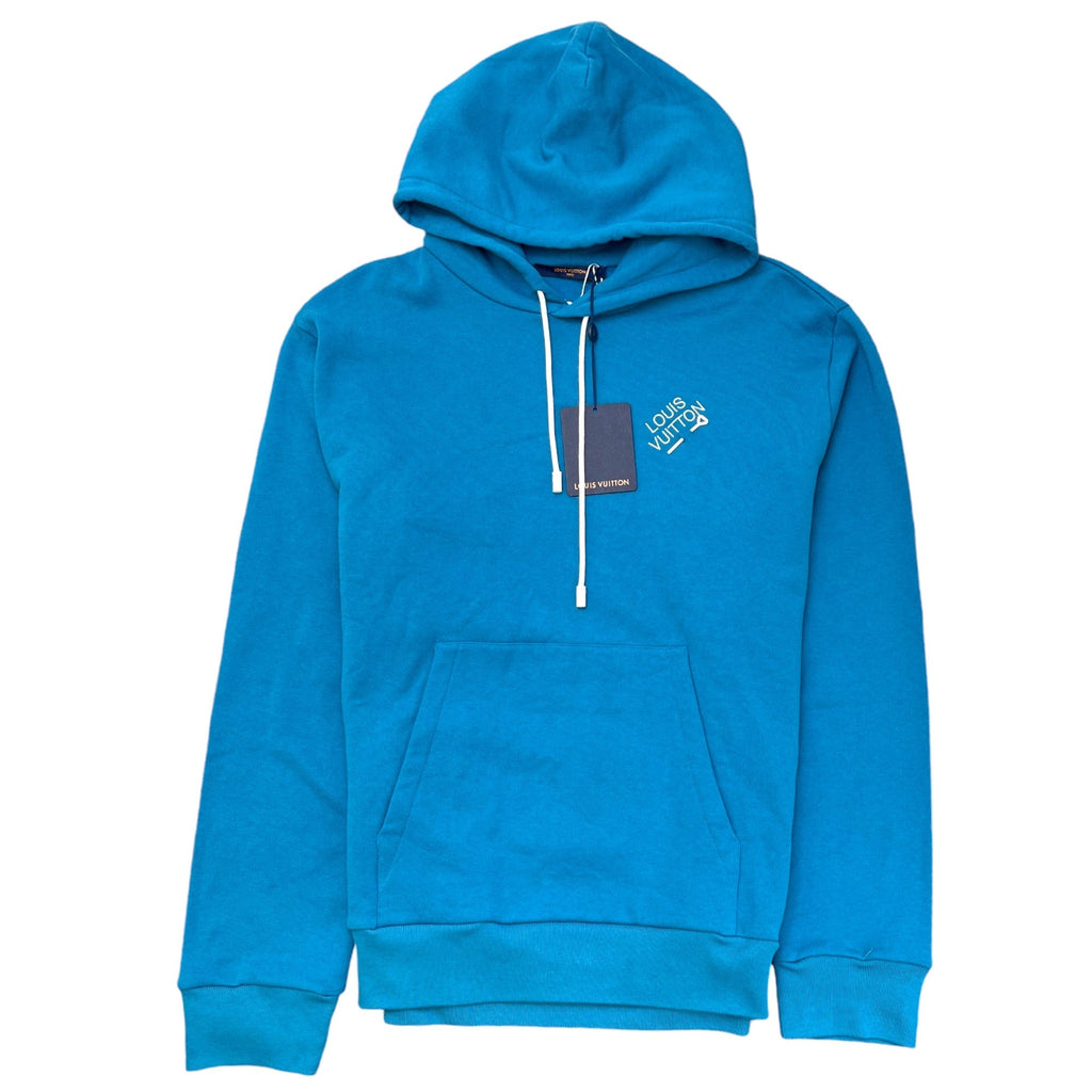 Men's Signature Hoodie Blue Size XL