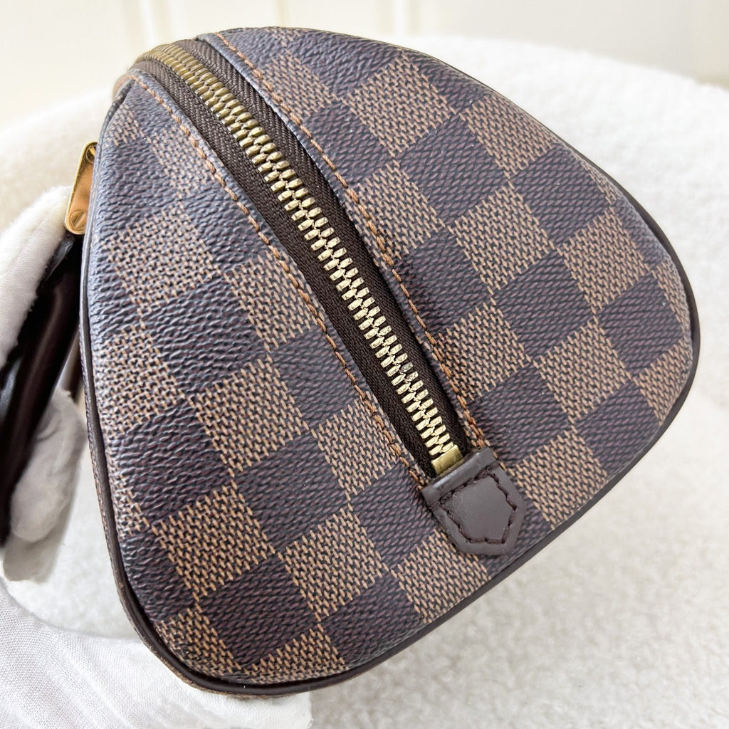 LV Mini Ribera Handbag in Damier Ebene Canvas and GHW