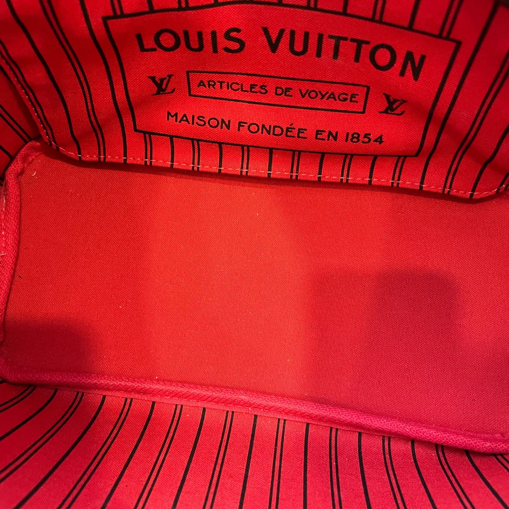 LV Neverfull PM (with Pouch) in Damier Ebene Canvas and GHW