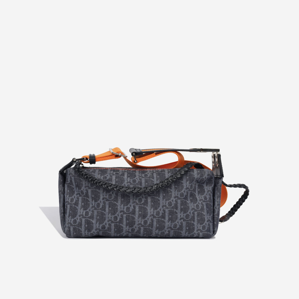 Christian Dior Denim Flight Bag - Vintage