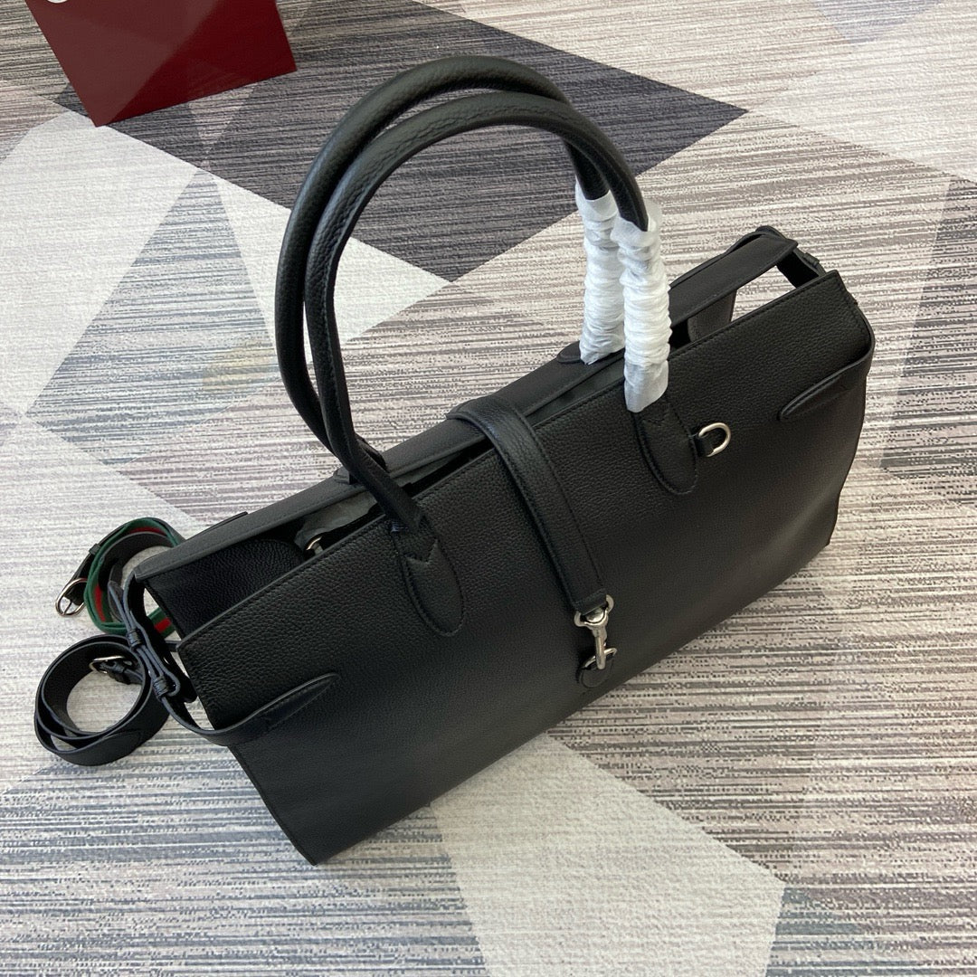 GC695 Large Tote Bag with Hook Closure /  19.7"W x 13.8"H x 6.3"D / HIGHEST QUALITY VERSION