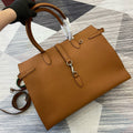 GC697 Large Tote Bag with Hook Closure /  19.7"W x 13.8"H x 6.3"D / HIGHEST QUALITY VERSION
