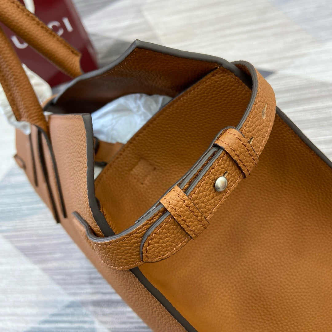 GC697 Large Tote Bag with Hook Closure /  19.7"W x 13.8"H x 6.3"D / HIGHEST QUALITY VERSION