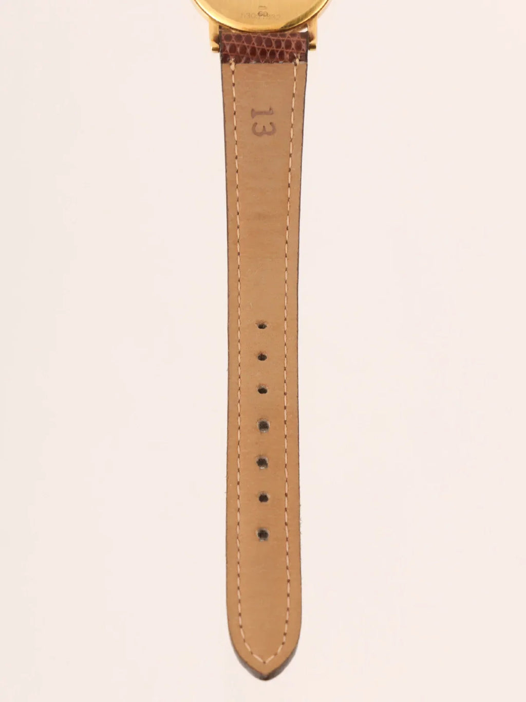 OMEGA Round Face De Ville Watch Gold/Brown