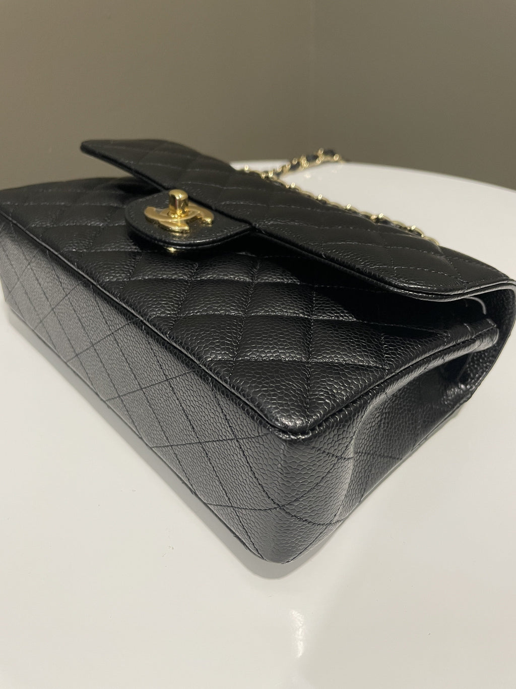 Chanel Classic Quilted Small Double Flap Black Caviar