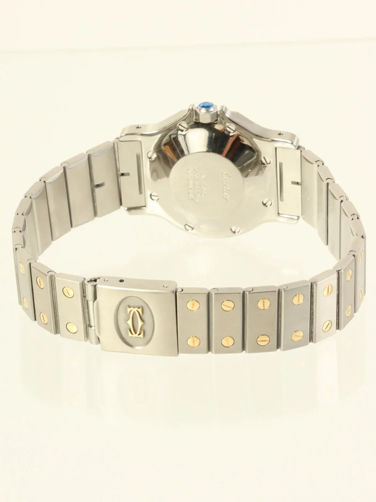 CARTIER Santos Octagon Lm Silver/Gold