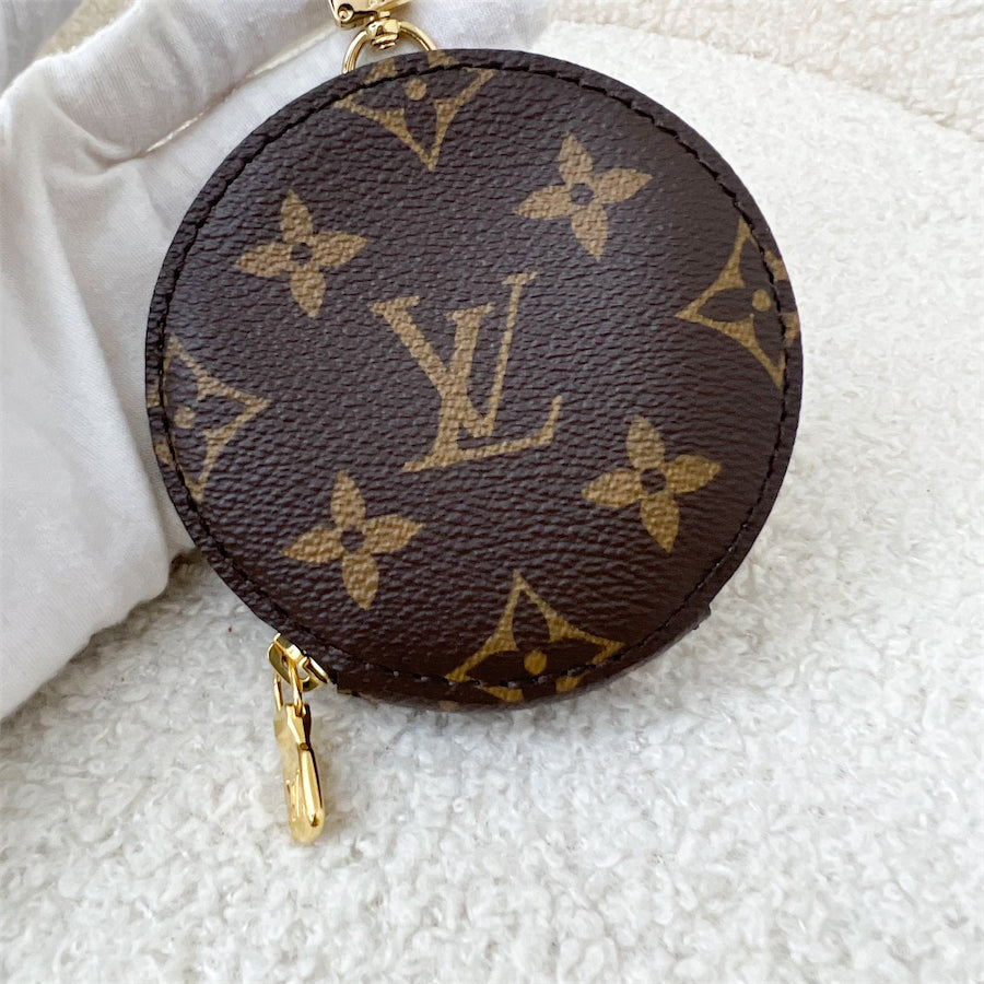LV Multi Pochette Accessoires MPA Round Pouch in Monogram Canvas GHW