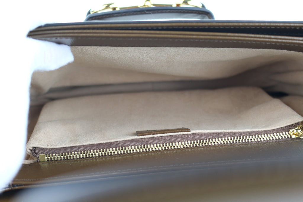 Brown Horsebit 1955 Shoulder Bag
