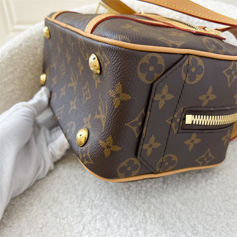 LV Cite Handbag in Monogram Canvas and GHW