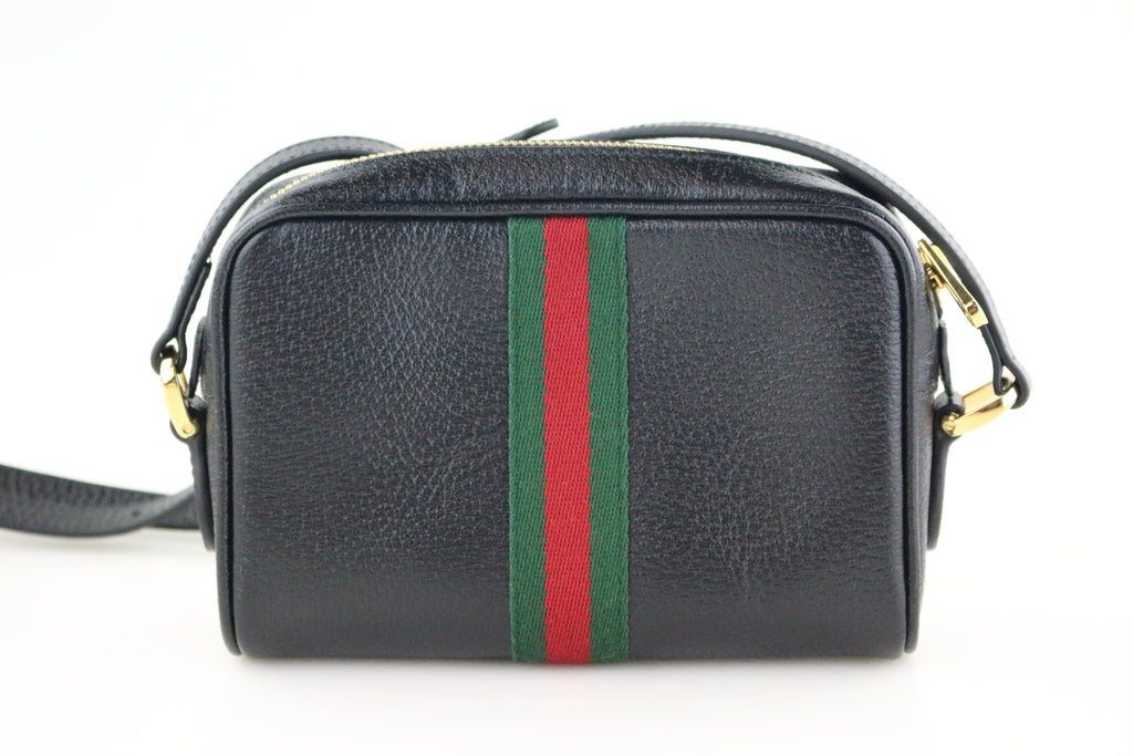 Black Mini Ophidia Crossbody Bag