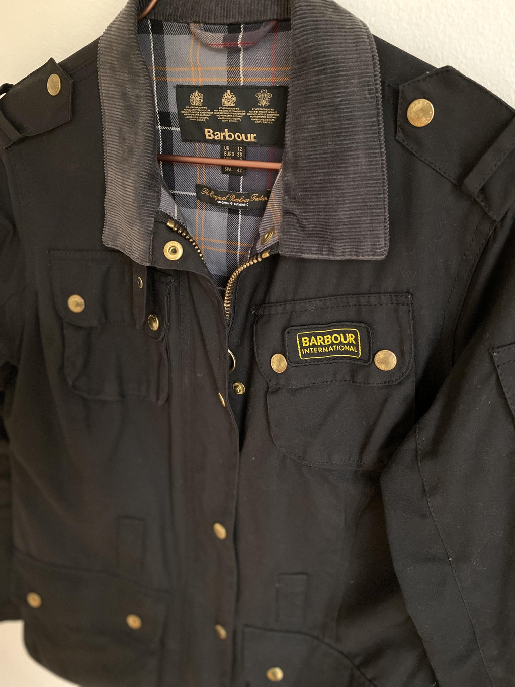 BARBOUR Original Tartan Jacket - EU 38 / UK 12