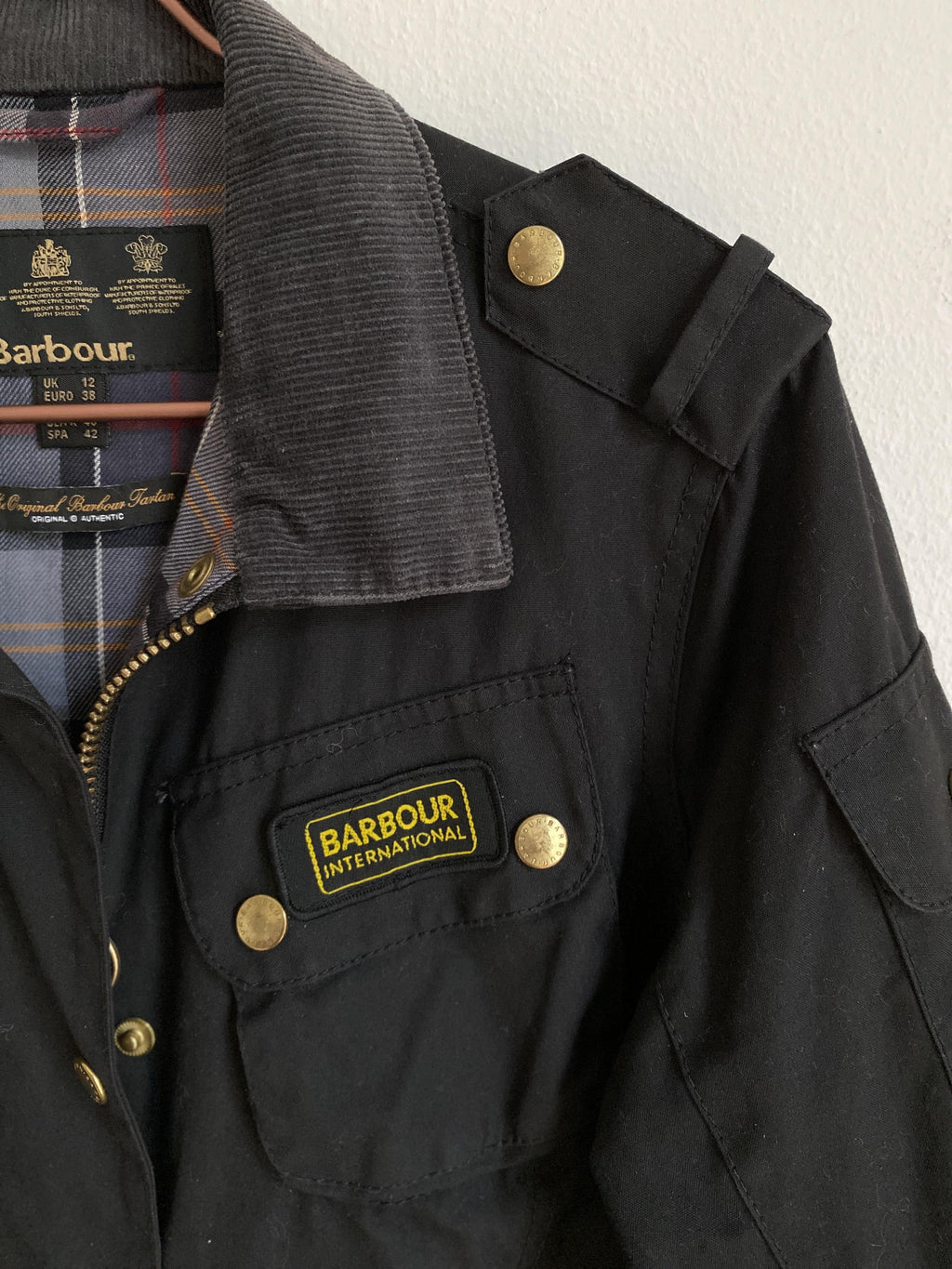 BARBOUR Original Tartan Jacket - EU 38 / UK 12