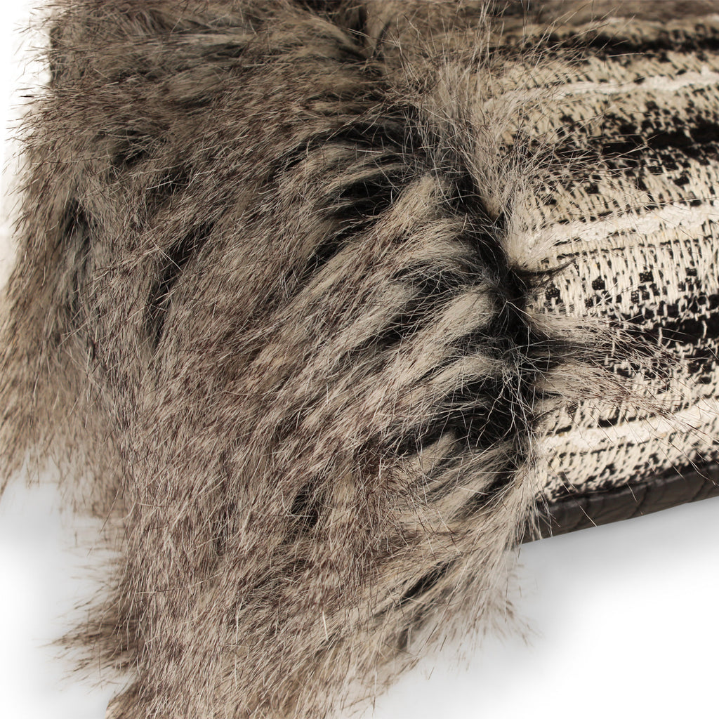 Chanel Intuit Tweed Fantasy Fur Tote
