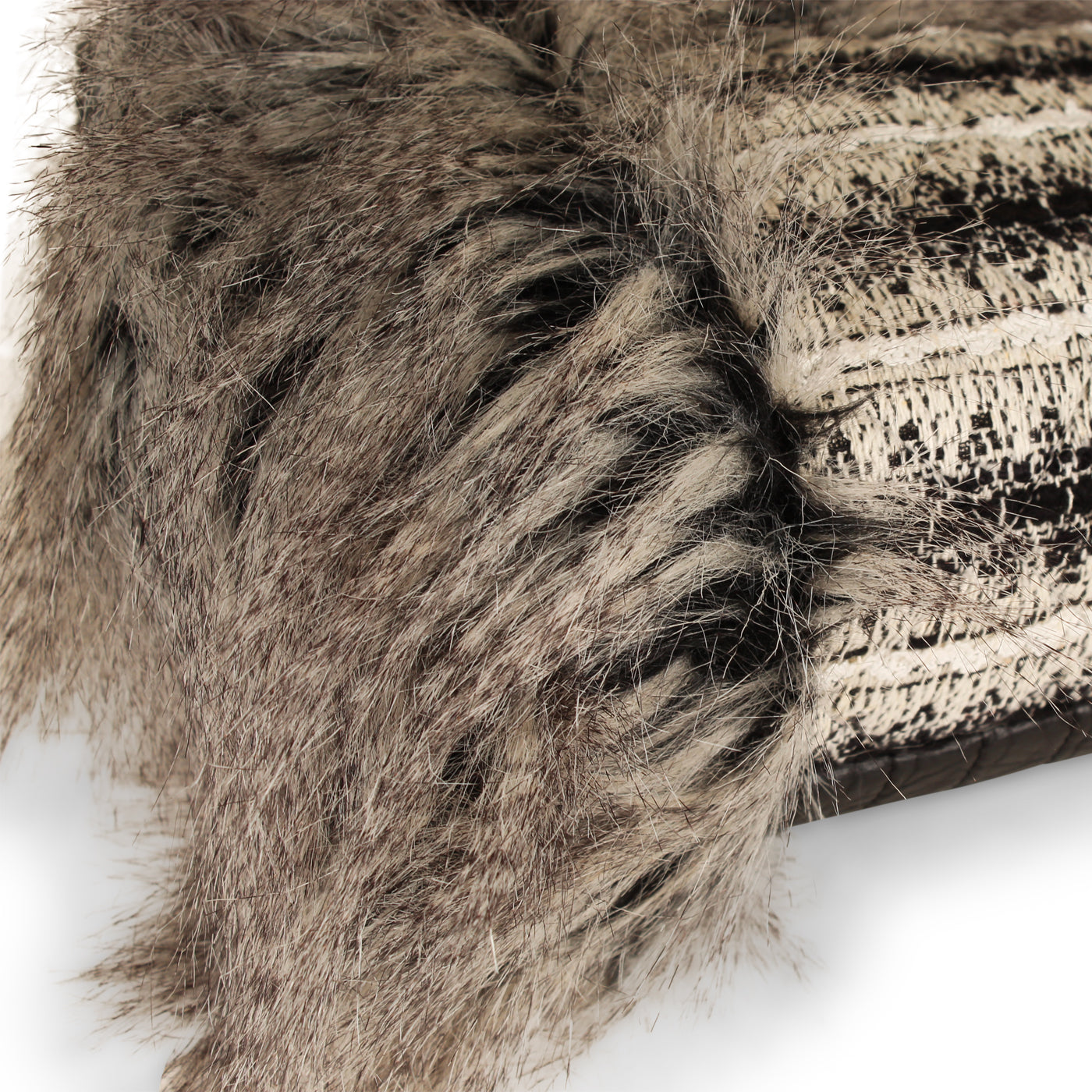 Chanel Intuit Tweed Fantasy Fur Tote