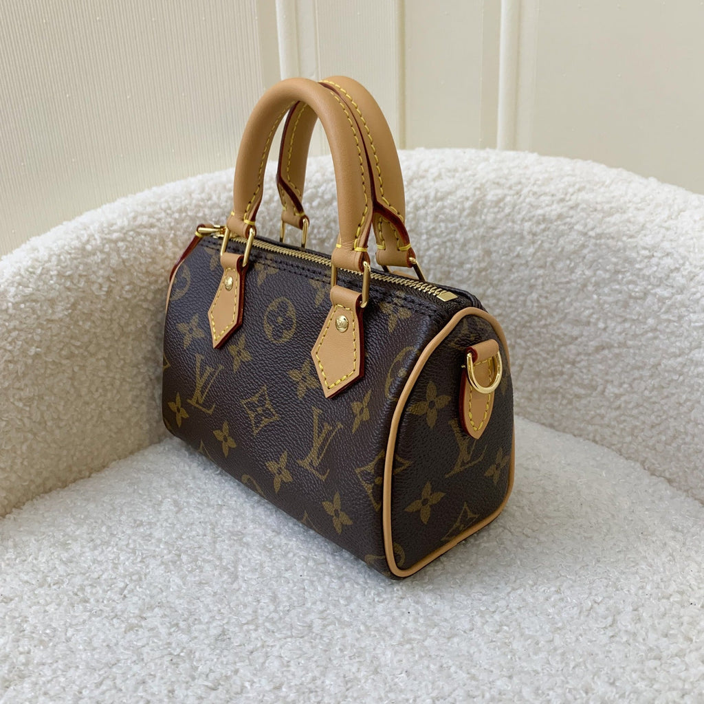 LV Nano Speedy in Monogram Canvas GHW