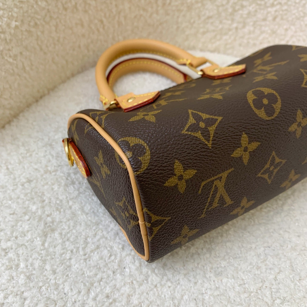 LV Nano Speedy in Monogram Canvas GHW