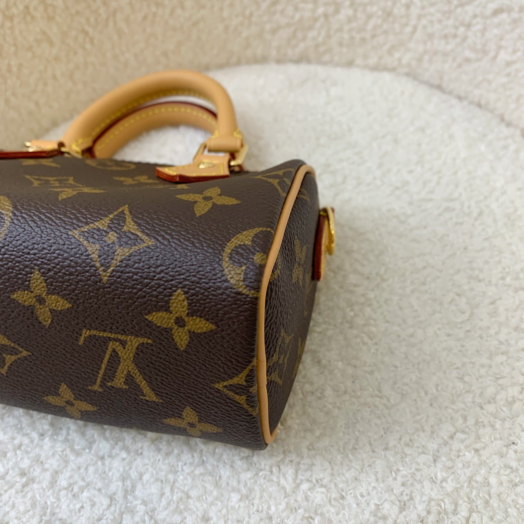 LV Nano Speedy in Monogram Canvas GHW