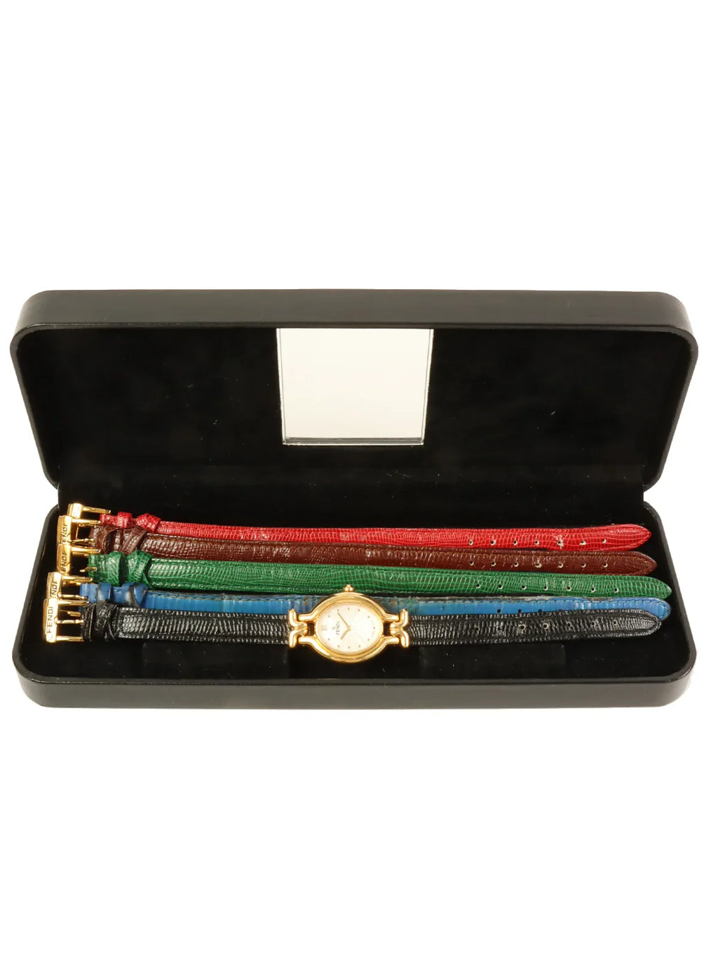 FENDI Chameleon Changeable Belt Watch Gold/5Colors