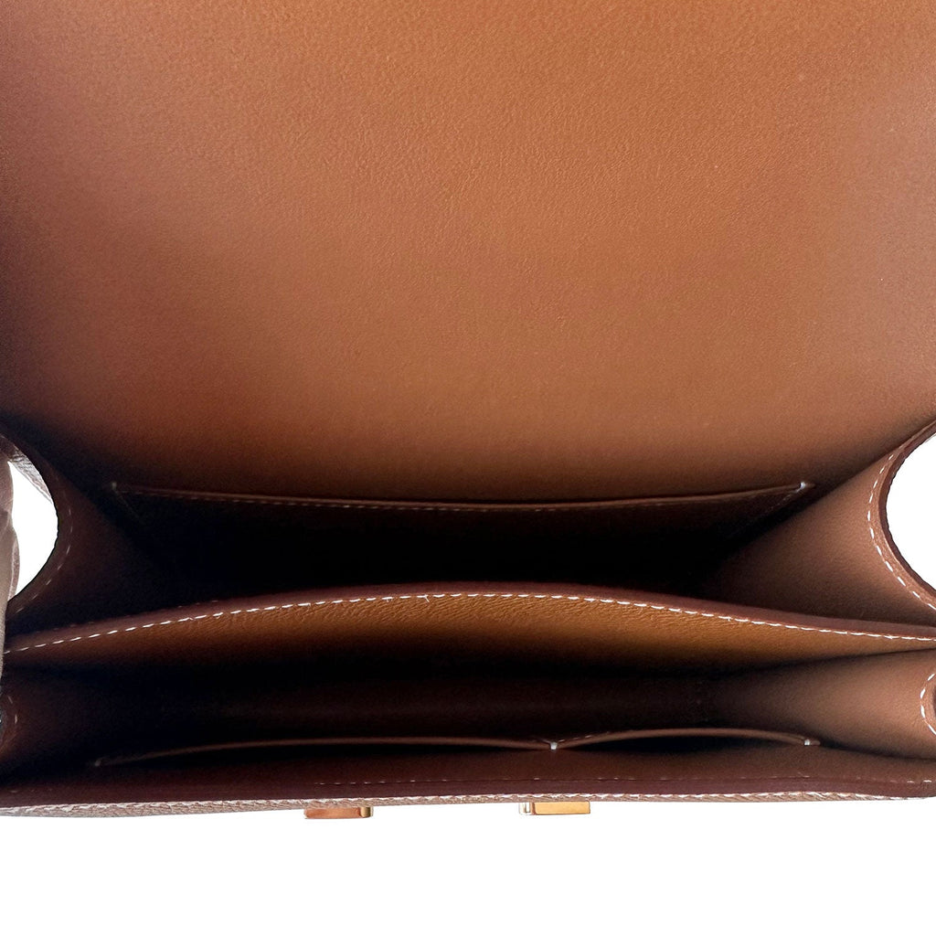 HermÃƒÆ’Ã‚Â¨s Constance III 18 Mini Gold Epsom 2023