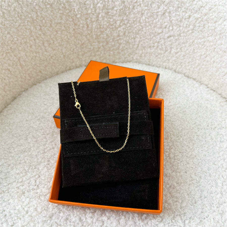 Hermes Cage D’H Necklace in Blanc with PHW