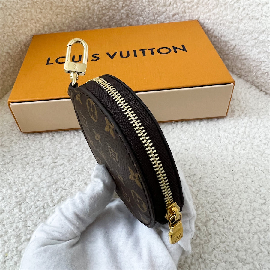 LV Multi Pochette Accessoires MPA Round Pouch in Monogram Canvas GHW