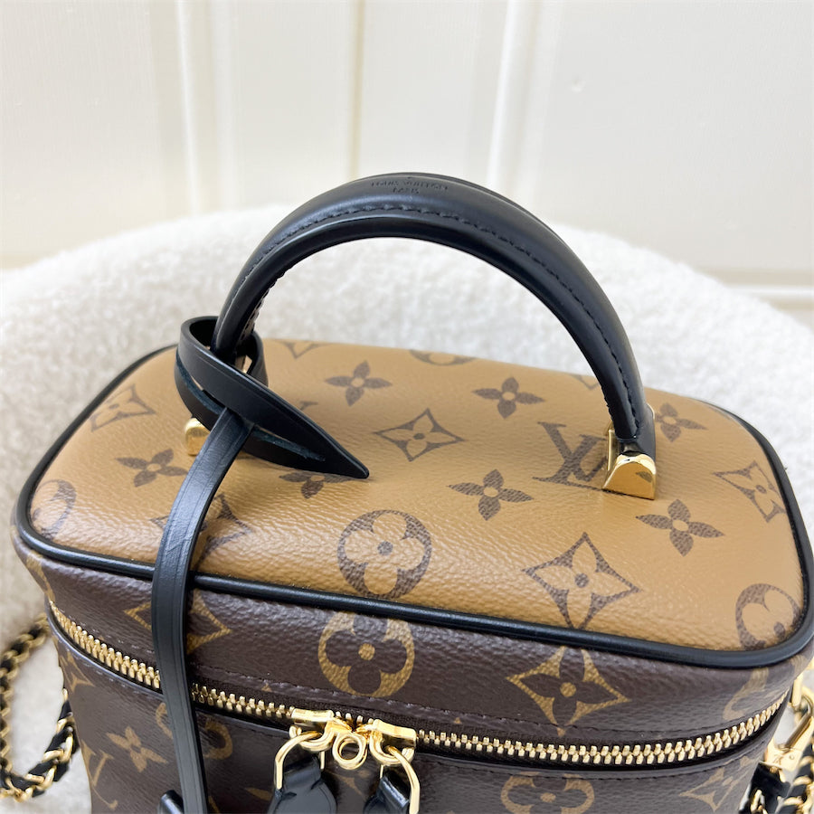 LV Vanity PM in Monogram Canvas and Black Trim with GHW