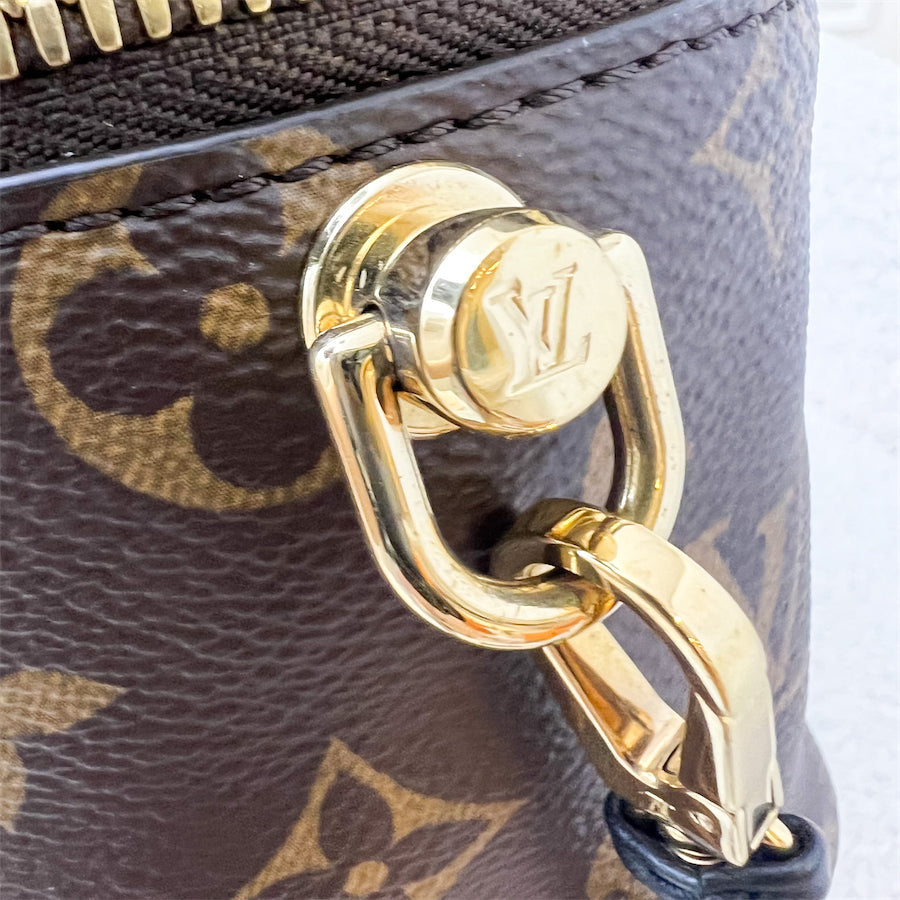 LV Vanity PM in Monogram Canvas and Black Trim with GHW