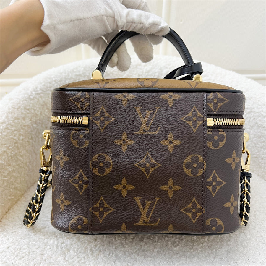 LV Vanity PM in Monogram Canvas and Black Trim with GHW
