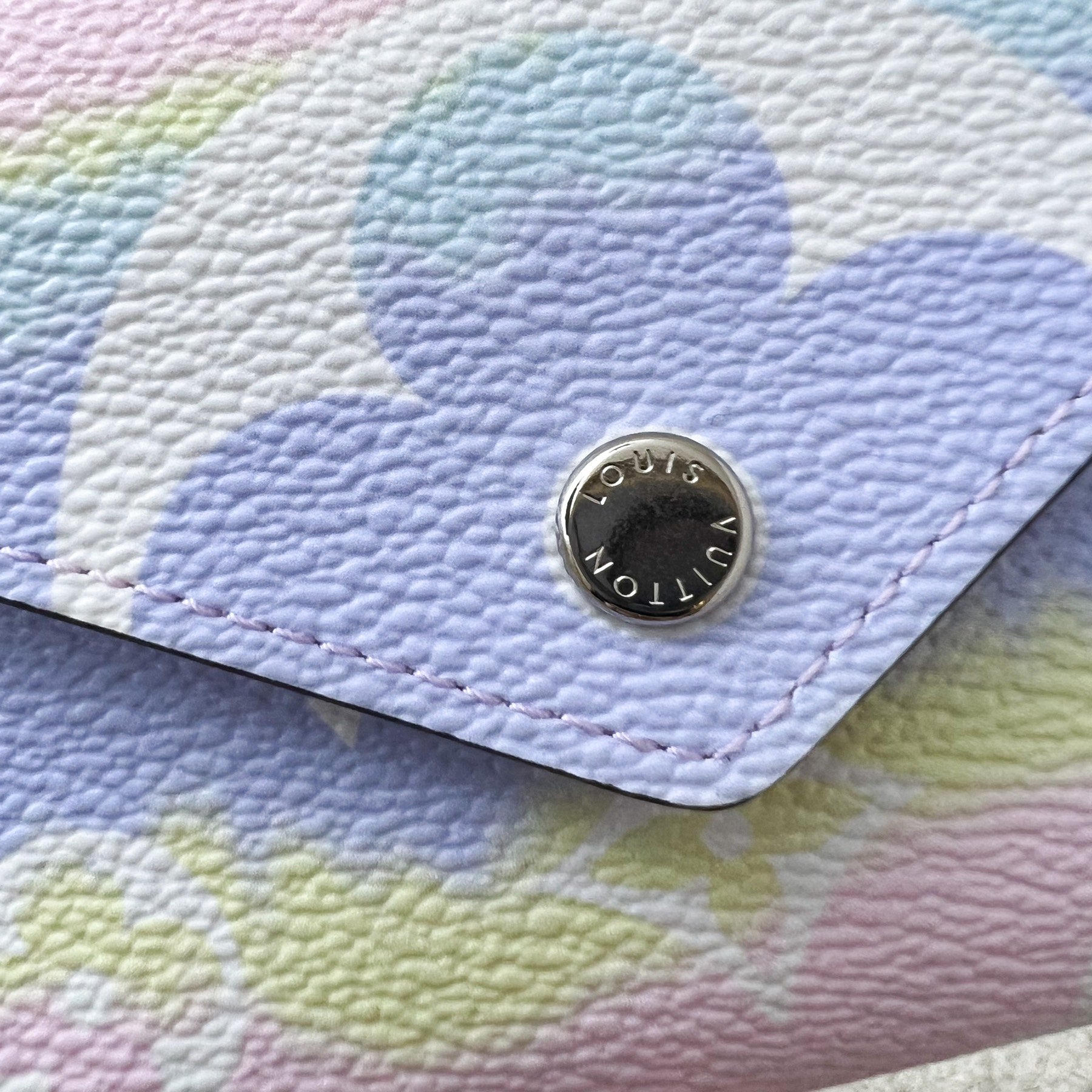 LV Victorine Wallet in Pastel Escale Monogram Canvas and SHW