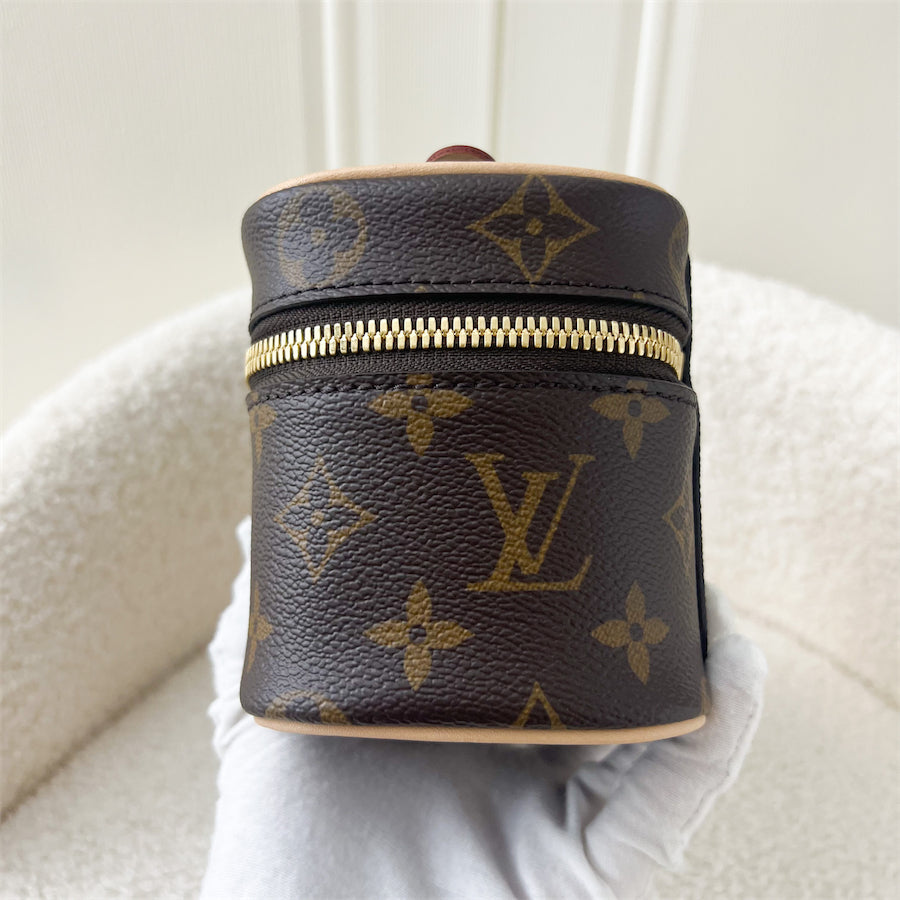 LV Nano Nice in Monogram GHW