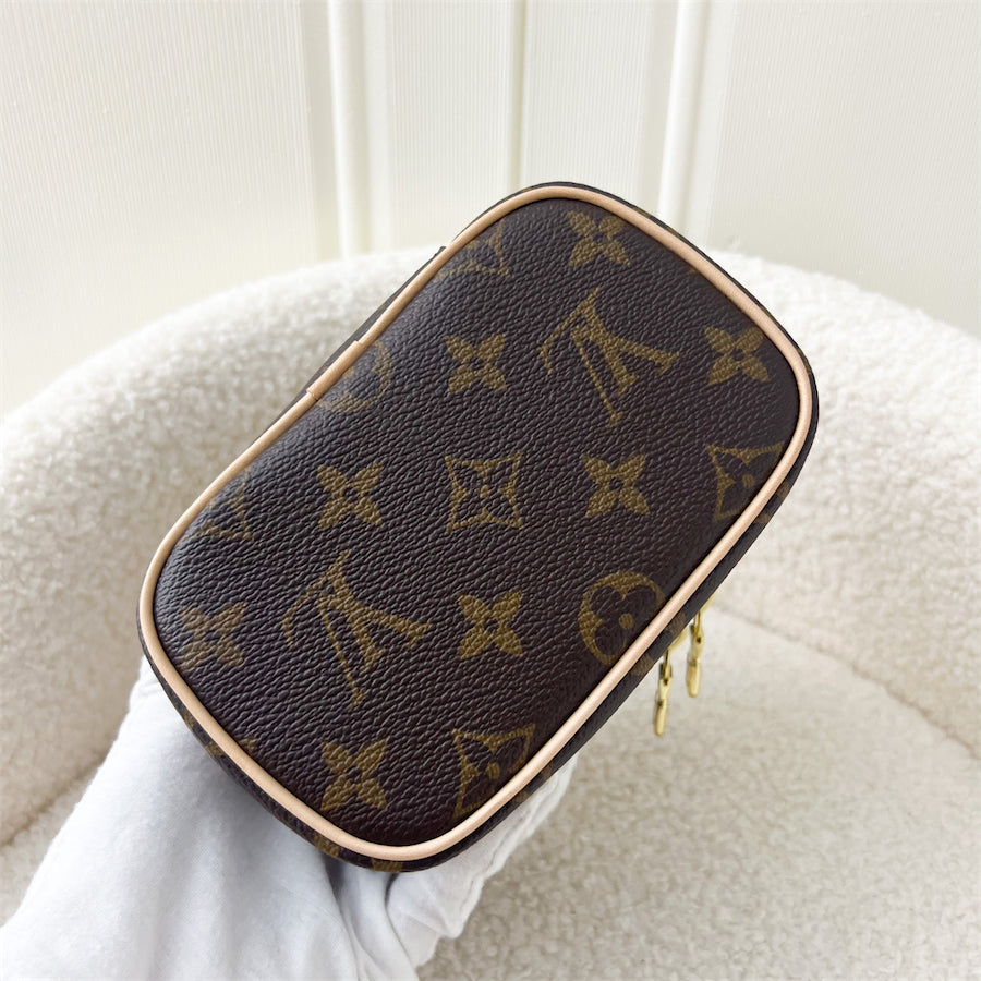 LV Nano Nice in Monogram GHW