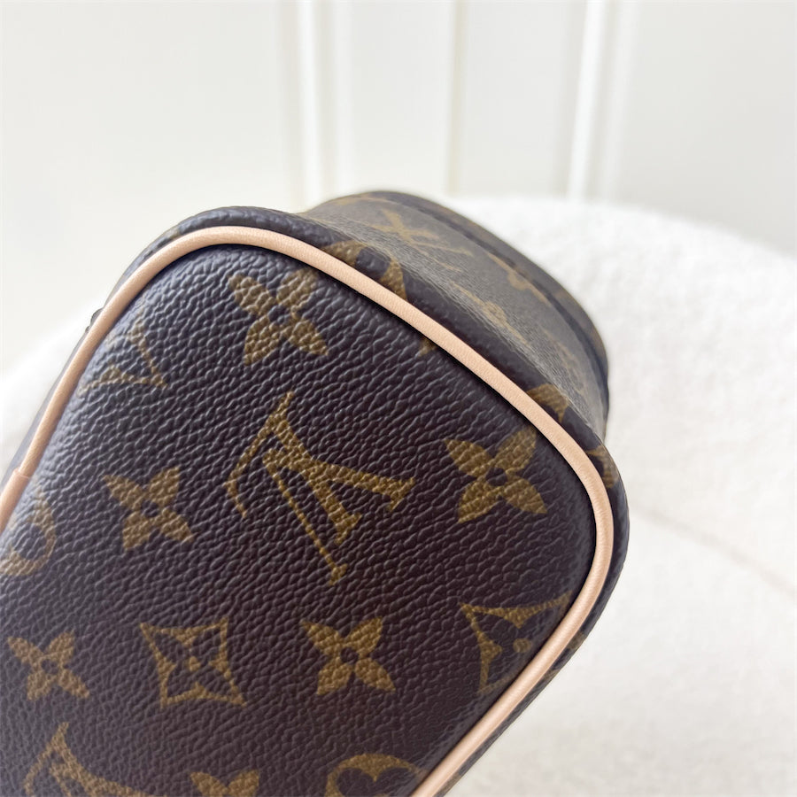 LV Nano Nice in Monogram GHW
