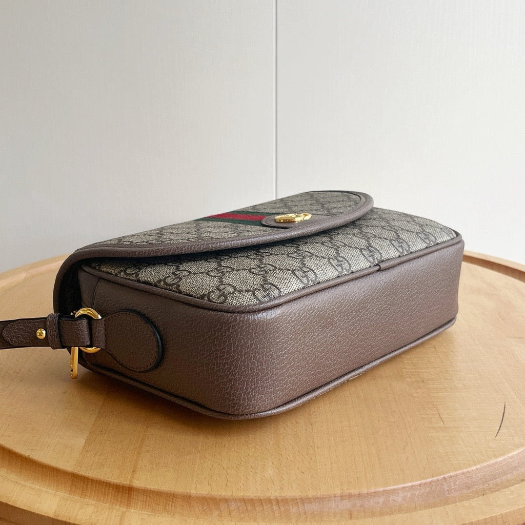 GC701 Ophidia Medium Shoulder Bag / 10.2x6.7x2.7inch