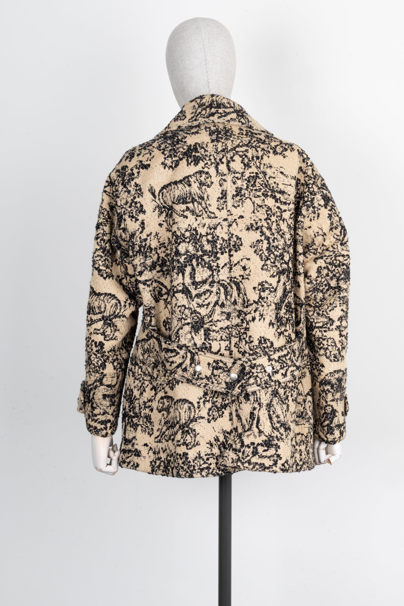 CHRISTIAN DIOR Toile De Jouy Coat Beige