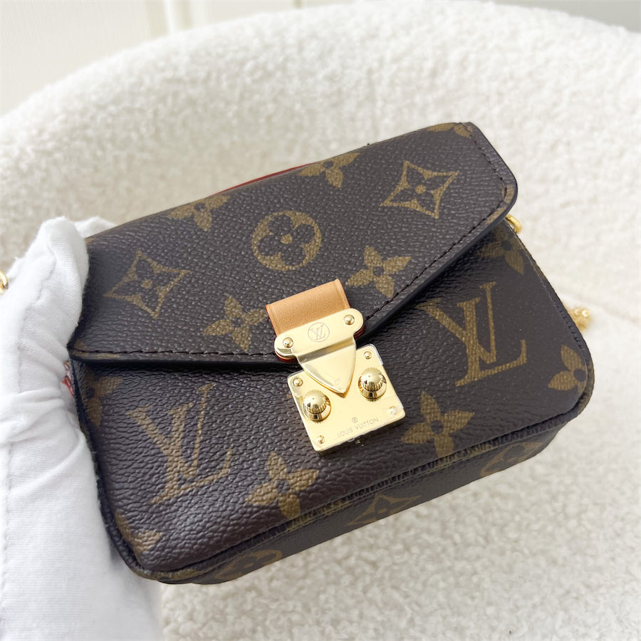 LV Micro Metis in Monogram Canvas GHW
