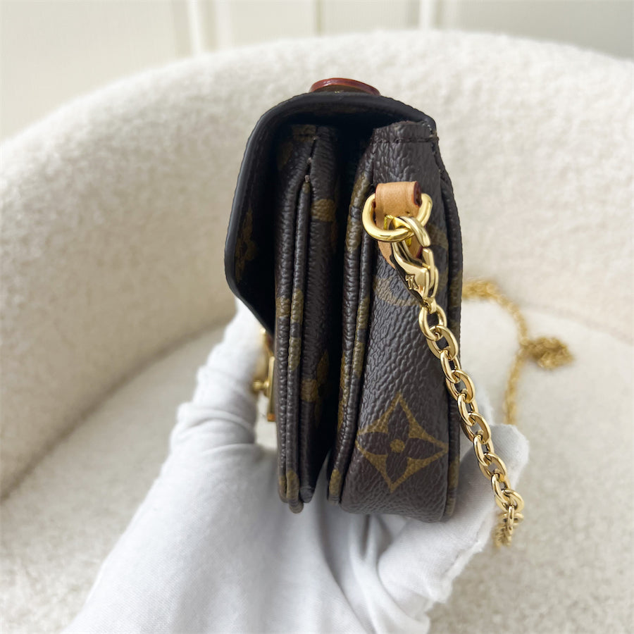 LV Micro Metis in Monogram Canvas GHW