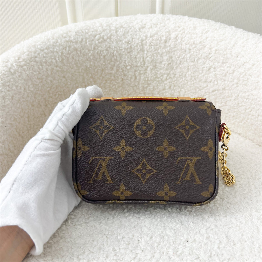 LV Micro Metis in Monogram Canvas GHW