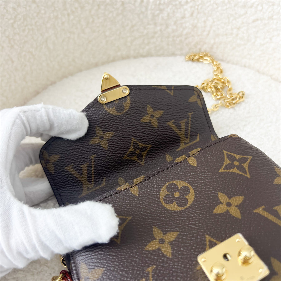 LV Micro Metis in Monogram Canvas GHW