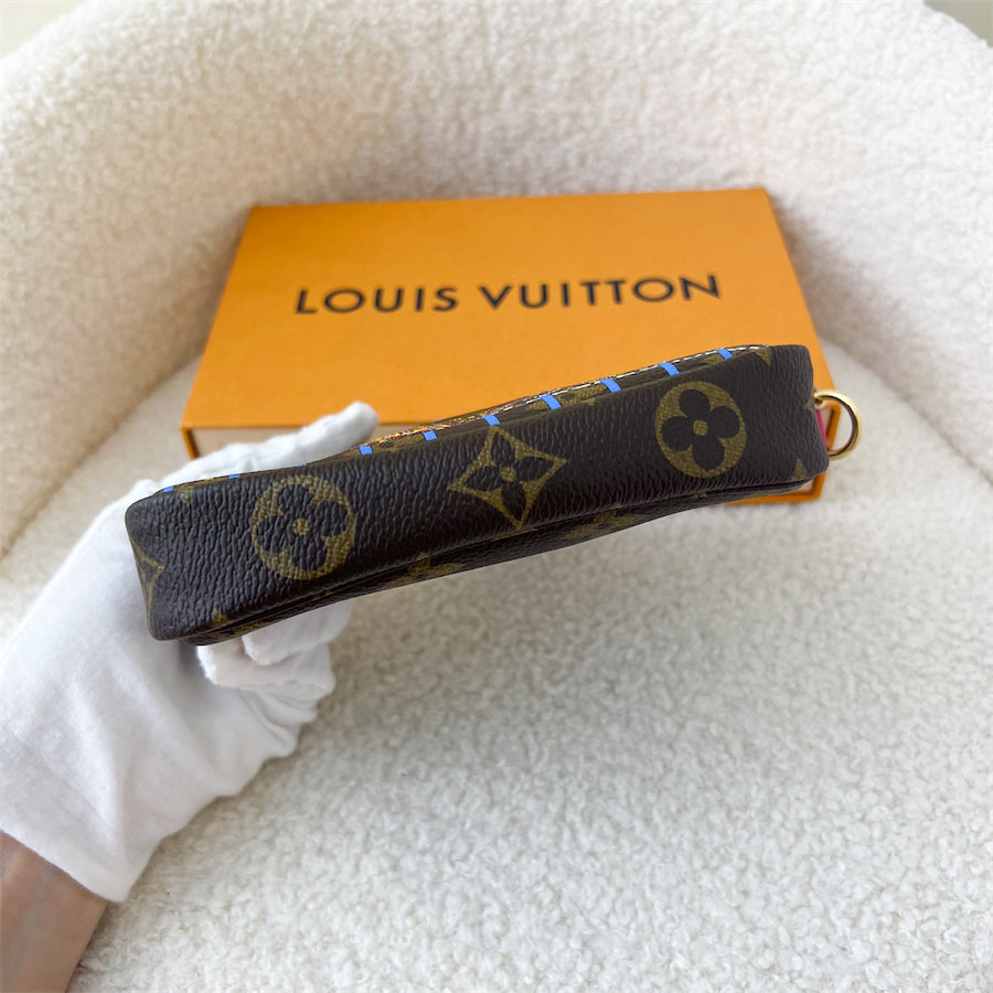 LV Mini Pochette Christmas 2020 Roller Coaster in Monogram Canvas GHW