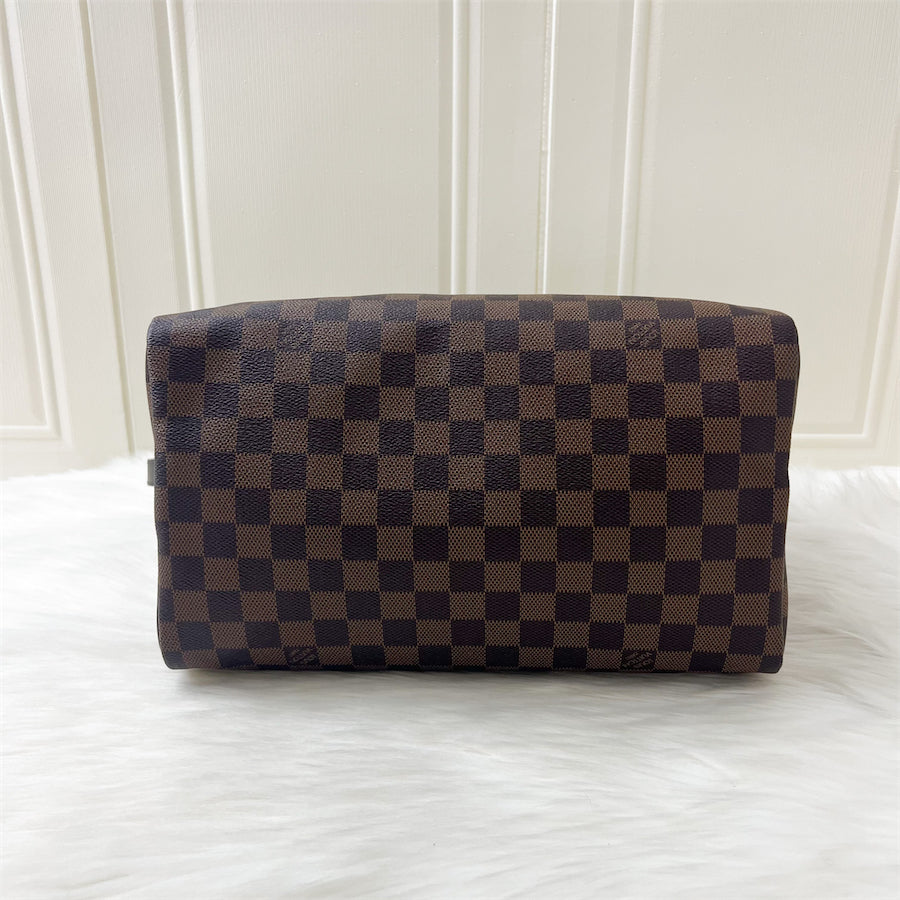 LV Speedy 30 Bandouliere in Damier Ebene Canvas GHW