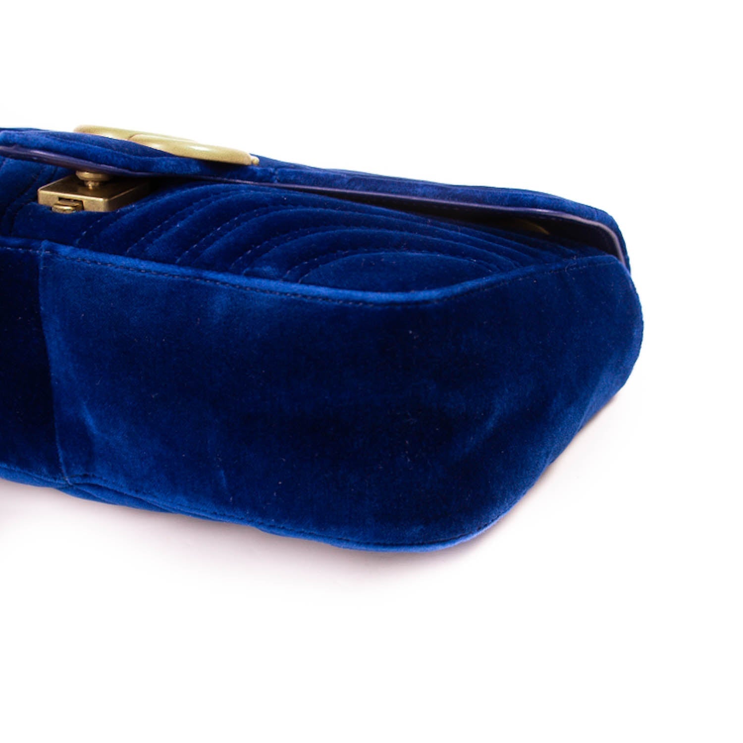 Gucci GG Marmont Small Velvet MetalassÃƒÆ’Ã‚Â© Bag