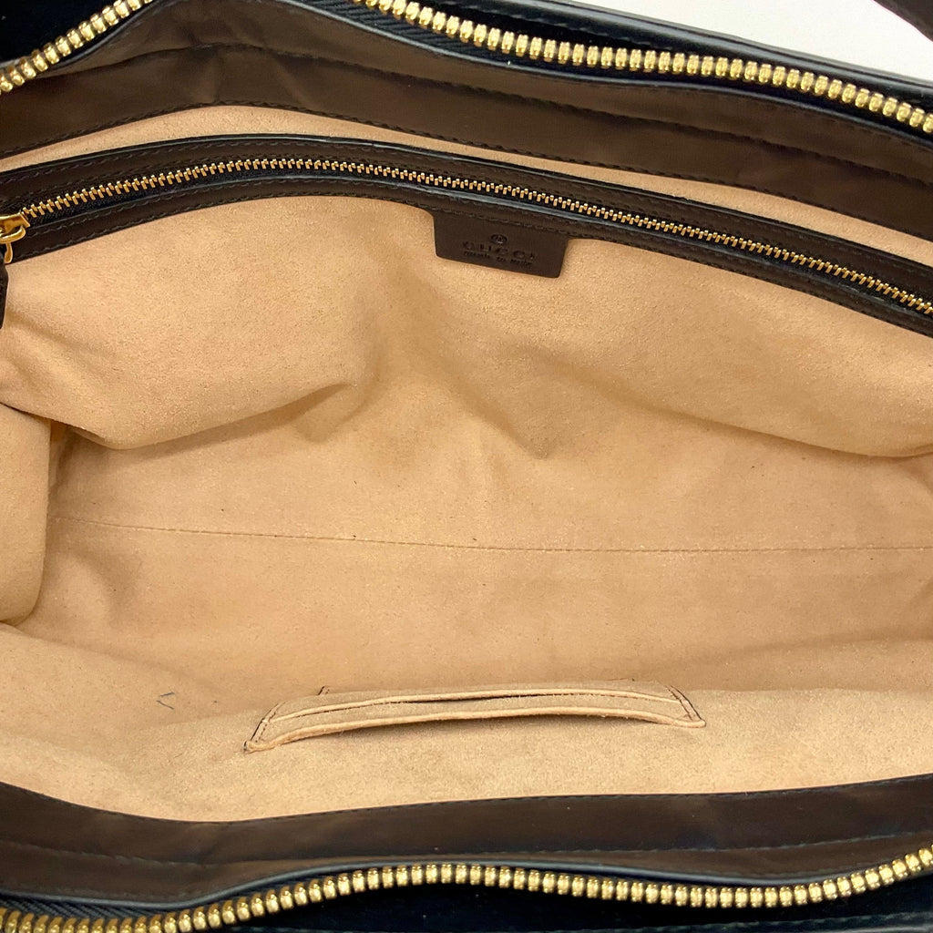 GUCCI Ophidia Handle Bag Suede Medium