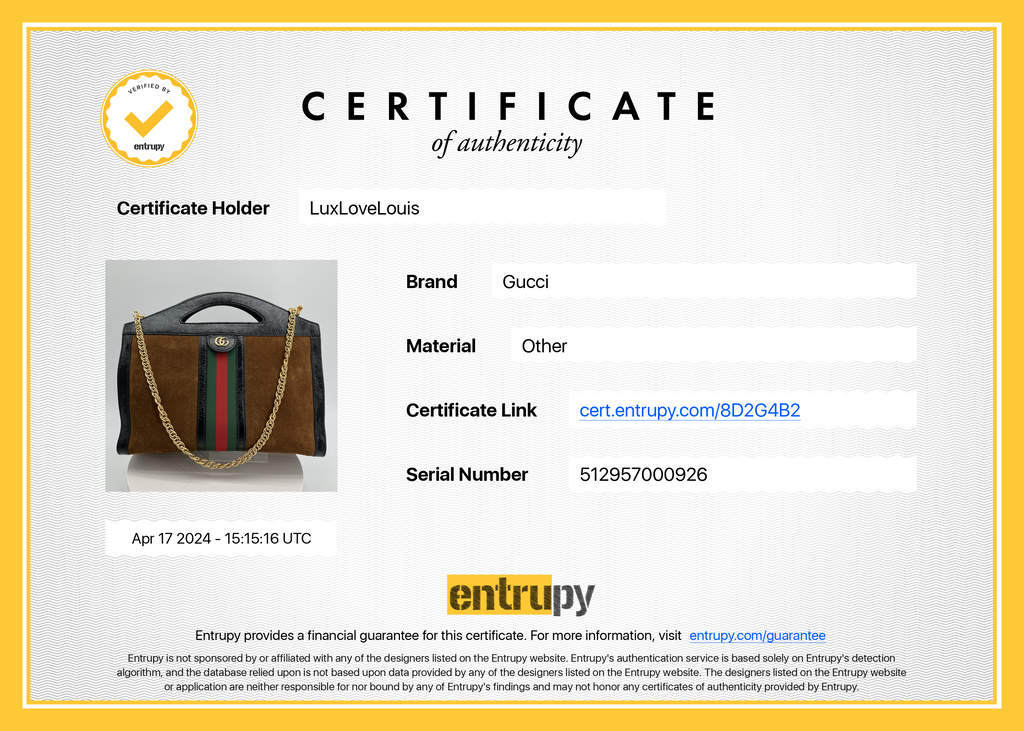 GUCCI Ophidia Handle Bag Suede Medium