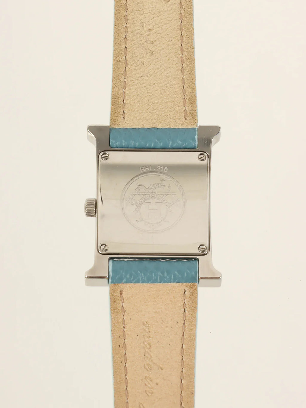 HERMES H Watch Blue