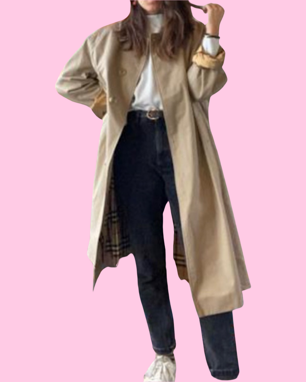 Trench with removable Wool Lining
