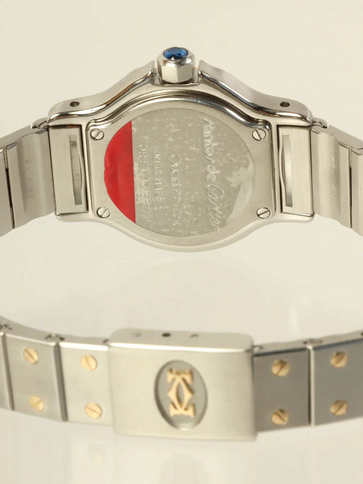 CARTIER Santos Octagon Silver/Gold