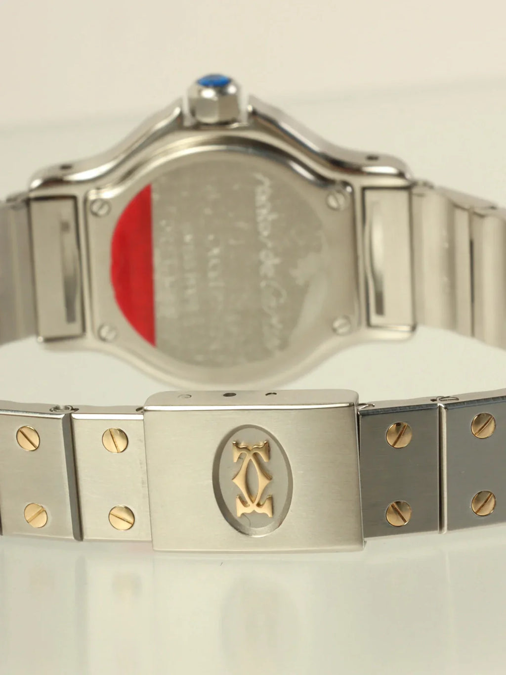CARTIER Santos Octagon Silver/Gold