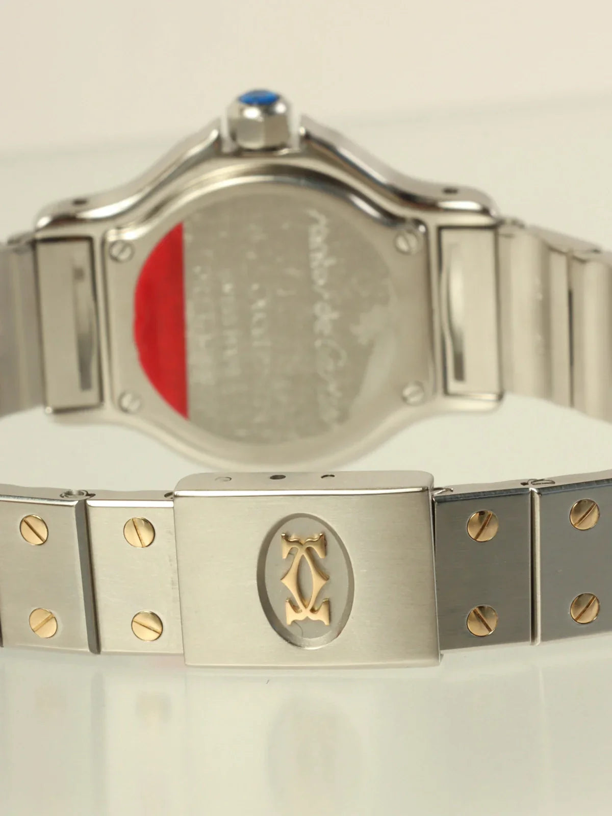 CARTIER Santos Octagon Silver/Gold