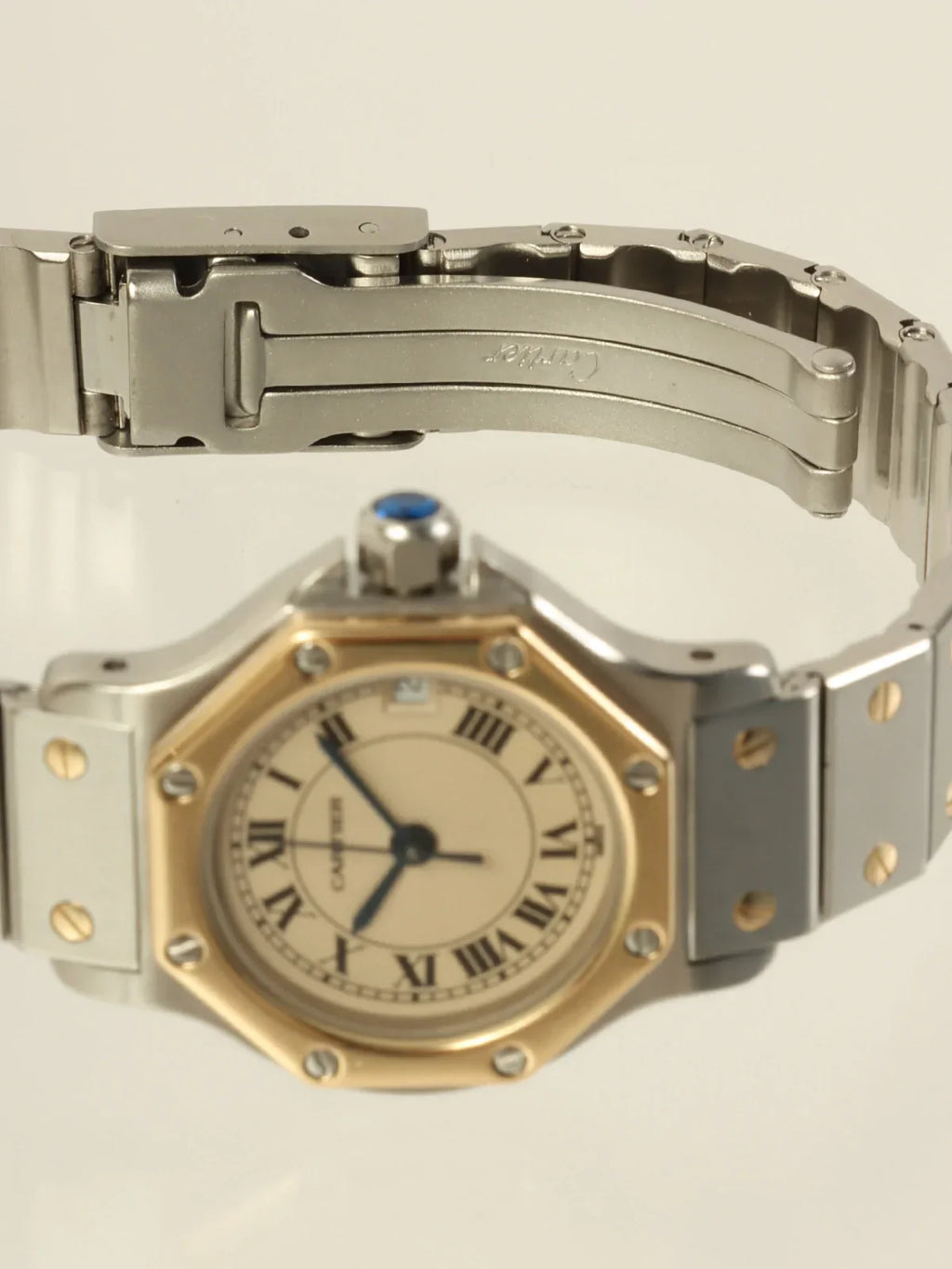 CARTIER Santos Octagon Silver/Gold